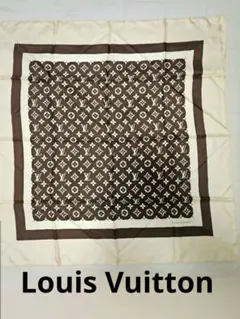 【美品】⭐︎LOUIS VUITTON ルイヴィトンシルクモノグラムスカーフ⭐︎ LOUIS VUITTON（ルイ・ヴィトン） シルク モノグラムパターン バンドー