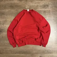 90s USA製 JERZEES 無地　スウェット　トレーナー　赤　レッド