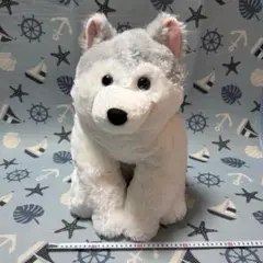 軟綿綿 蓬鬆  સાઇબેરીયન哈士奇 玩偶
