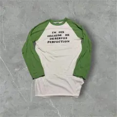 00s y2k 海外グランジ ロングTシャツ　ラグランロンT ヘンリーネックのサムネイル