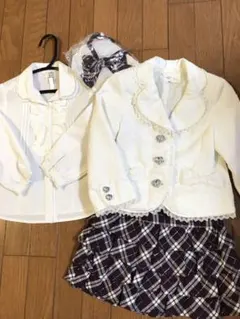 エニィファム any FAM フォーマル スーツ 4点セット 入学式 110