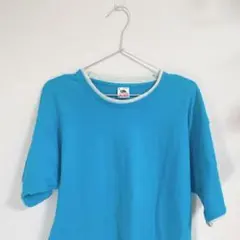 90s USA製 Fruit of the Loom リンガーT 無地 Lのサムネイル