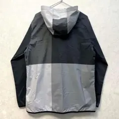 【新品】アディダス　ナイロンジャケット　モノトーン　グレー　白　黒　ジャージ