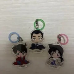 名探偵コナン ふらっとめじるしアクセサリー ちぢませ隊　3種