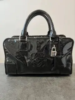 ✨未使用展示品✨　LOEWE 長財布　アナグラム　アマソナ　南京錠　バイカラー 未使用に近い】LOEWE 南京錠 アナグラム アマソナ ファスナー