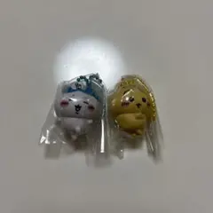 ちいかわ　ハチワレ　うさぎ　マスコット付ビスケット　キーホルダー