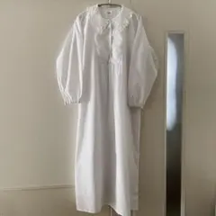 petit main LIEN プティマインリアン レース衿ワンピース