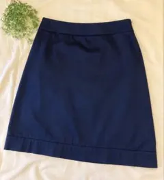 Brooks Brothers❀ネイビー❀ひざ丈 シンプルスカート❀S-Mサイズのサムネイル
