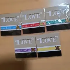 嵐　LOVE　ツアー　グッズ　2013　5種　相葉　松潤　二宮　大野智　櫻井翔