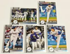 大谷翔平 山本由伸 佐々木朗希 Topps MLB　ロサンゼルス・ドジャース