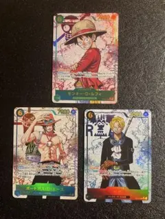 ワンピース シクパラ 3枚セット 3兄弟 ルフィ エース サボ 受け継がれる意志