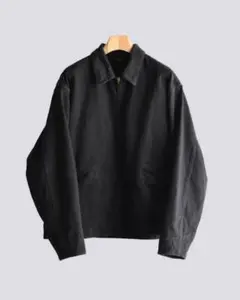 COMOLI 26SS ブラックデニム ジップショートジャケット 希少サイズ1