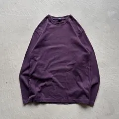 90s old uniqlo purple l/s パープル ロンt
