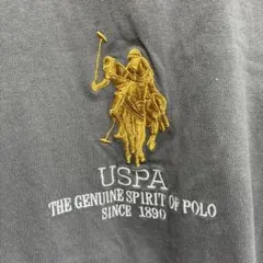 U.S. POLO ASSN. Tシャツ チャコールグレー☆身幅約60着丈約62