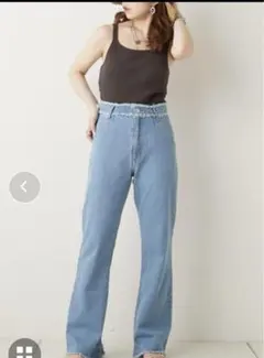 who's who chico ブーツカットデニムパンツ