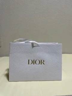 【即日発送可能】Dior ホワイトレザー調ショップ袋