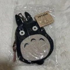 【新品未開封】となりのトトロ ダイカットツイードポーチ　中トトロ