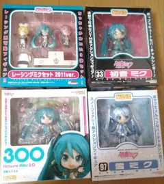 初音ミク 雪ミク　鏡音リン　巡音ルカ　ねんどろいど