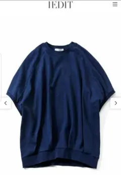 IEDIT ドルマン 半袖Tシャツ 【アイボリー】