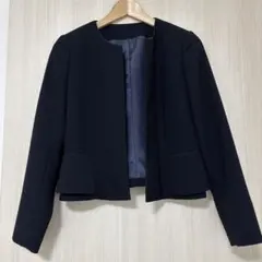 THE SUIT COMPANY ノーカラースカートセットアップ