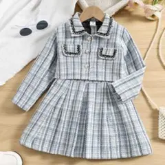 SHEIN シーイン ツイードセットアップ ワンピース