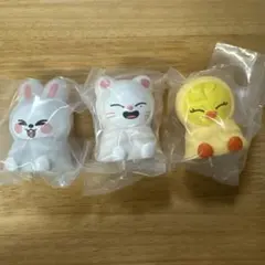 SKZOO ライトマスコット ガチャ リービット ジニレット ポガリ 3個セット