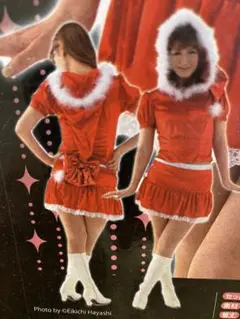 新品未使用赤 サンタコスチューム ファー付き