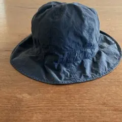 KIJIMA TAKAYUKI ハット 紺 ネイビー コットン キジマタカユキ