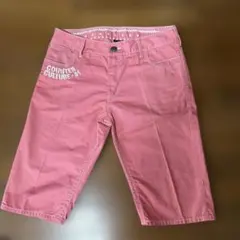 COUNTER CULTURE ハーフパンツ ピンク ロゴのサムネイル