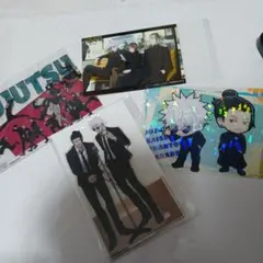 呪術廻戦　夏油　五条　アクリルスタンド　ホログラムクリアポストカードなど