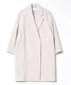 美品☆BEAUTY＆YOUTH☆ライトモッサドロップショルダーテーラーコート☆S