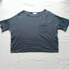 SEVENDAYS=SUNDAY 半袖Tシャツ ポケット付き 黒 L カットソーのサムネイル