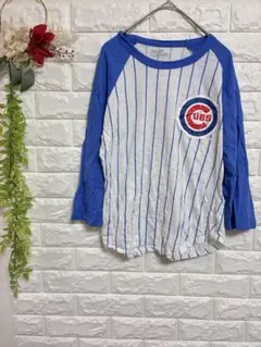【希少】Majestic MLB シカゴ・カブス 七分袖 9番 Tシャツ 男女