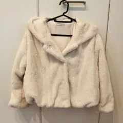 メゾピアノジュニア Sサイズ140cm もこもこアウター ジャンパー