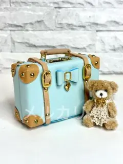 ミニチュアトランクとモールベアのセット
