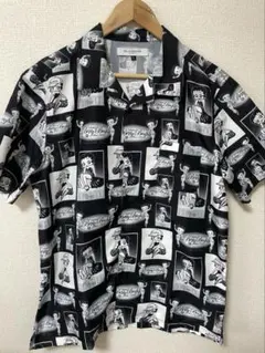 アロハブロッサム VENUS SHIRTS 総柄 オープンカラー レーヨン XL
