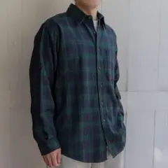 L.L.bean ブラックウォッチネルシャツ 90s made in USA