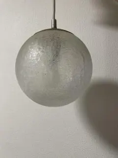 レトロ　透明ガラス ペンダントライト 球形