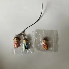 ペコちゃんポコちゃん　七五三　アクリルストラップ 3個セット