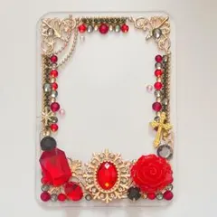 №715 飾れる！持ち歩ける！硬質カードケース デコ 硬質ケース