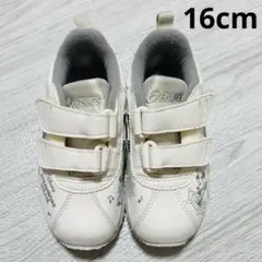 アシックス　ミッキー　キッズスニーカー　ホワイト