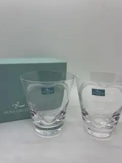 【値下げ】HOYA CRYSTAL クリスタルグラス 2個セット