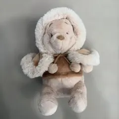 ディズニー　くまのプーさん ぬいぐるみ フード付き