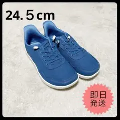 【新品•未使用品】 ウォーキングシューズ スリッポン 軽量 幅広 24.5cmのサムネイル