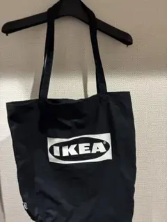 新品未使用　IKEA ロゴ入り 黒 エコバッグ