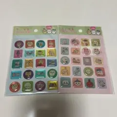 ちいかわ ぷくっとシール クリア 2点 セット