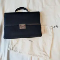 BALLY バリー ブリーフケース ビジネスバッグ ブラック レザー美品 訳あり
