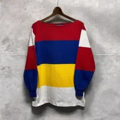 ボーダーロンt 長袖カットソー