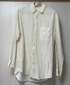 GU レースオーバーサイズシャツ 長袖 Sサイズ