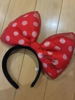 ミニー リボンカチューシャ デカリボン